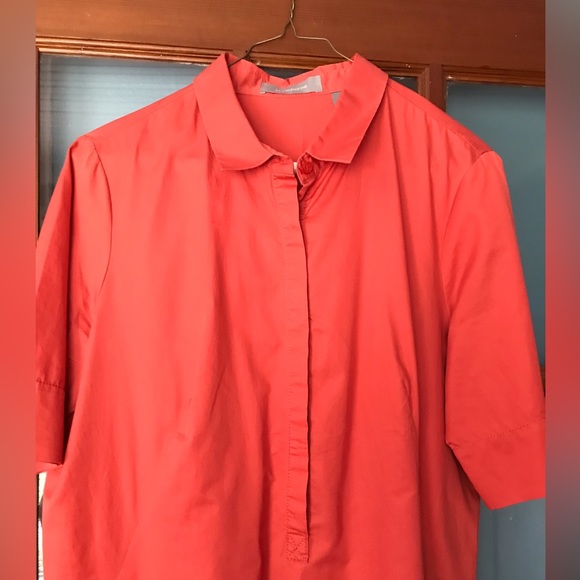 Coral Shirt Dress - Picture 4 of 9